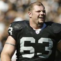 Oakland Raiders center Barret Robbins in 2002.