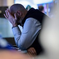 Traders on the floor of the NYSE.