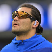 Jan 4, 2026; Inglewood, California, USA; Los Angeles Rams wide receiver Puka Nacua (12) warms up prior to a game against the Arizona Cardinals at SoFi Stadium. Mandatory Credit: Jayne Kamin-Oncea-Imagn Images
