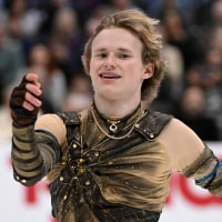 Jan 8, 2026; St. Louis, Missouri, UNITED STATES; Ilia Malinin competes in the men's short program during the 2026 U.S. Figure Skating Championships at Enterprise Center. Mandatory Credit: Jeff Le-Imagn Images