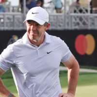 Mar 5, 2026; Orlando, Florida, USA; Rory McIlroy walks on the 14th green during the first round of the Arnold Palmer Invitational golf tournament. Mandatory Credit: Reinhold Matay-Imagn Images