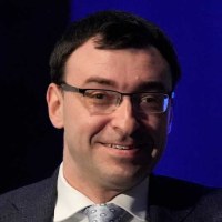 Sports commentator Jason Benetti host the discussion during a Xavier University basketball preseason preview event at the Cintas Center in Cincinnati on Monday, Oct. 2, 2023.