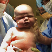 Shannon Sweeney’s son weighed 14 pounds, 6 ounces at birth in 2015.
