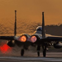 US Military Aircraft Activity At RAF Base In England