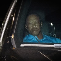 Tiger Woods leaves Martin County Jail after being arrested for driving under the influence on March 27, 2026 in Stuart, Fla.