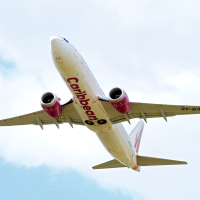 A Caribbean Airlines jet.