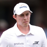 HILTON HEAD ISLAND, SOUTH CAROLINA - APRIL 19: Matthew Fitzpatrick of England looks on from the second green during the final round of the RBC Heritage 2026 at Harbour Town Golf Links on April 19, 2026 in Hilton Head Island, South Carolina. (Photo by Kevin C. Cox/Getty Images)
