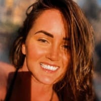 Elena Katherine Moore smiles