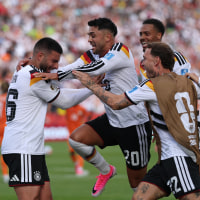 Image: Deniz Undav of Germany and his teammates celebrate the goal that helped them beat Ivory Coast 2-1 on Saturday, June 20, 2026.