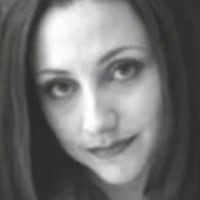 Bernadette Vander Meer black and white close up face image