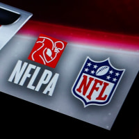 LAS VEGAS, NEVADA - AUGUST 04: An NFL themed slot machine by Aristocrat Gaming at the Westgate SuperBook sports book on August 04, 2025 in Las Vegas, Nevada. (Photo by Aaron M. Sprecher/Getty Images)
