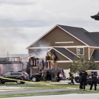 Multiple victims, including children, died at a Billings West End home that burned down after responders were met with gunfire Sunday, authorities said Monday.