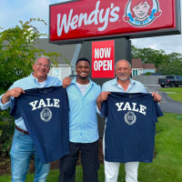 Thalles Winner DeSouza with Usama El-Sehrawey and Terry Smily.