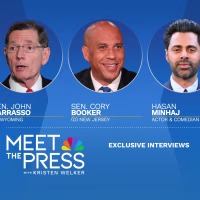 Sept. 20 — Sen. John Barrasso, Sen. Cory Booker and Hasan Minhaj