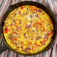 Corned beef frittata