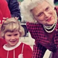 Barbara Bush, Jenna, and Barbara Bush.