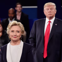 Image: Hillary Clinton and Donald Trump
