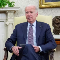 Kevin McCarthy and Joe Biden in the Oval Office