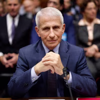 Dr. Anthony Fauci, former Director of the National Institute of Allergy and Infectious Diseases, arrives to testify before the House Oversight and Accountability Committee Select Subcommittee on the Coronavirus Pandemic at the Rayburn House Office Building on June 03, 2024 in Washington, DC. 