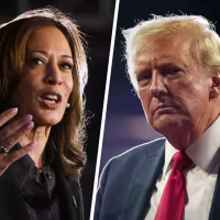 Vice President Kamala Harris and former President Donald Trump.