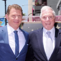 Dorothy Flay, Bobby Flay, Bill Flay, Sophie Flay on June, 2015 in Los Angeles, CA.