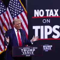 Donald Trump Speaks On The Economy In Tucson, Arizona