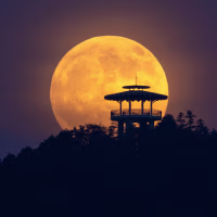 Blood Moon Observed Across China
