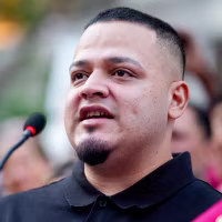 Image: Kilmar Abrego Garcia Checks In At Baltimore ICE Office After Release From Jail