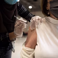 A Clinic Administers Fourth Doses Of Covid-19 Vaccine Booster