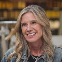 Levi's CEO Michelle Gass sits down for an interview on NBC News.