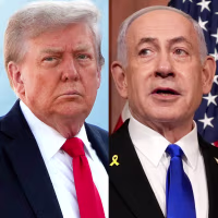 Turkish President Recep Tayyip Erdogan; U.S. President Donald Trump; Israeli Prime Minister Benjamin Netanyahu.