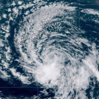 Satellite image.