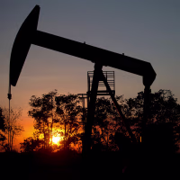 An oil well is seen in Venezuela.