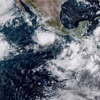 Hurricane Polo grows into a Category 4 storm in the Pacific off Mexico
