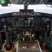 A Boeing 737 Max 9 cockpit