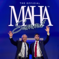 Vice President JD Vance, right, and Health and Human Services Secretary Robert F. Kennedy, Jr.