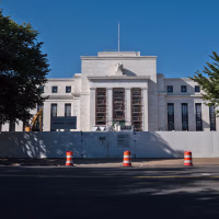 The Federal Reserve Board Building under construction