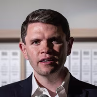 Texas Democratic Senate candidate James Talarico speaks in Dallas on Sept. 10, 2026.