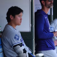 DETROIT, MICHIGAN - AUGUST 29: Shohei Ohtani #17 of the Los Angeles Dodgers plays against the Detroit Tigers at Comerica Park on August 29, 2026 in Detroit, Michigan. (Photo by Gregory Shamus/Getty Images)