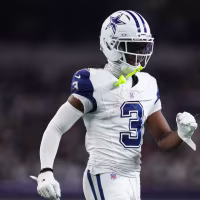ARLINGTON, TX - SEPTEMBER 20: George Pickens #3 of the Dallas Cowboys looks on from the field during an NFL football game against the Washington Commanders at AT&T Stadium on September 20, 2026 in Arlington, Texas. (Photo by Cooper Neill/Getty Images)