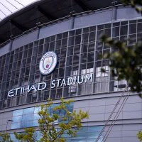 MANCHESTER, ENGLAND - SEPTEMBER 5: A general exterior view of Etihad Stadium, home stadium of Manchester City ahead of the Premier League 2026/27 match between Manchester City and Coventry City at Etihad Stadium on September 5, 2026 in Manchester, United Kingdom. (Photo by Robbie Jay Barratt - AMA/Getty Images)