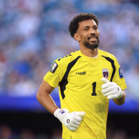 Vozinha during the FIFA World Cup 2026 Round of 32 match between Argentina and Cabo Verde at Miami Stadium on July 3, 2026 in Miami Gardens, Florida. 