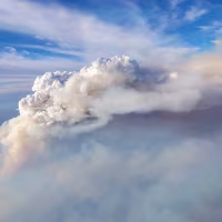 The Border 2 Fire as seen from the NCAR GV during RF08.