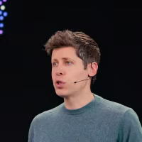 OpenAI CEO Sam Altman speaks.