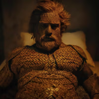 Alexander Skarsgard in "Wicker", 2026.
