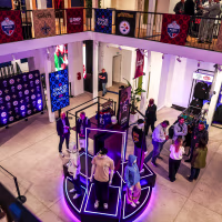 General view of Shop NFL Paris 2026 during Press Conference of NFL Paris 2026 .