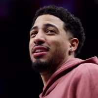 DETROIT, MICHIGAN - NOVEMBER 17: Tyrese Haliburton #0 of the Indiana Pacers looks on during the game against the Detroit Pistons at Little Caesars Arena on November 17, 2025 in Detroit, Michigan. NOTE TO USER: User expressly acknowledges and agrees that, by downloading and or using this photograph, User is consenting to the terms and conditions of the Getty Images License Agreement.  (Photo by Rick Osentoski/Getty Images)