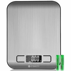 Etekcity Food Digital Kitchen Weight Scale Grams and Ounces, Small, Backlit, Stainless Steel