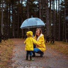 Mother and child, wearing yellow rain jackets and holding a clear umbrella, outside in a forest patThese are the 6 best umbrellas of 2021 to keep you dry all spring. Shop the best classic umbrellas, windproof umbrellas, reverse opening umbrellas and more.