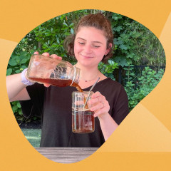 Image of Editor Zoe Malin pouring ice coffee into a glass outside and a cold brew maker from Amazon. Here are the best cold brew coffee makers to try in 2021. Shop cold brew coffee makers from Ninja, KitchenAid, OXO and more to make your own at home.